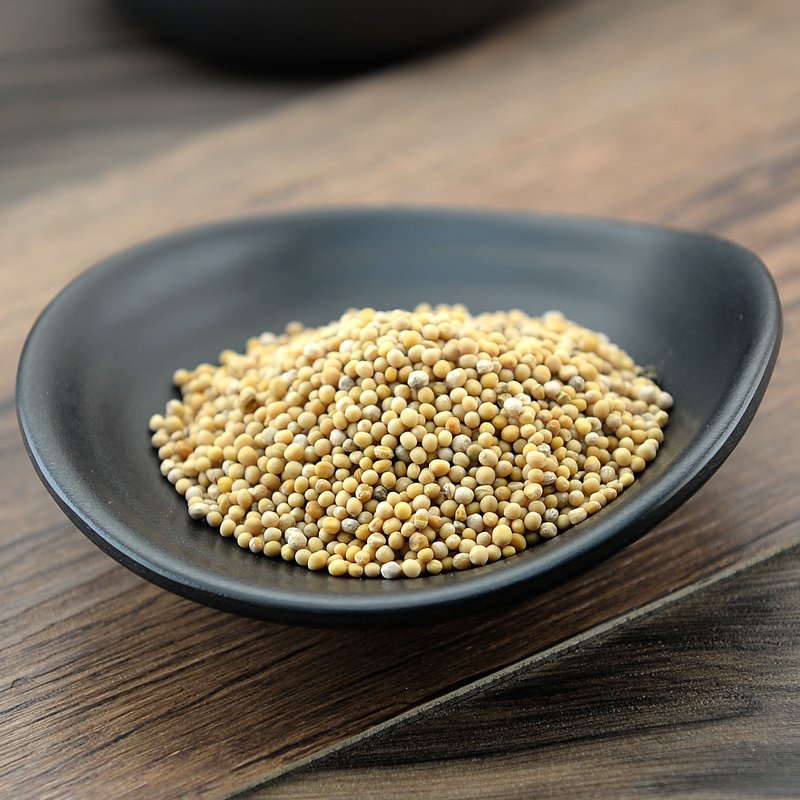 Bai Jie Zi Semen Sinapis Albae White Mustard Seed Semen Brassicae-Pure Chinese Herb™