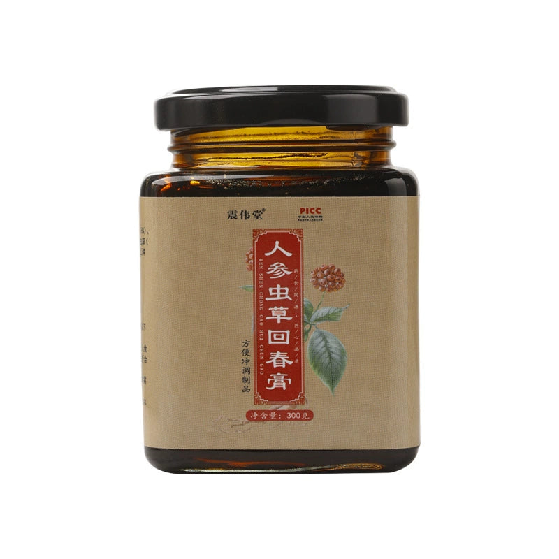 Ginseng and Cordyceps Rejuvenation Paste | Renshen Chongcao Huichun Gao | 300g-Pure Chinese Herb™