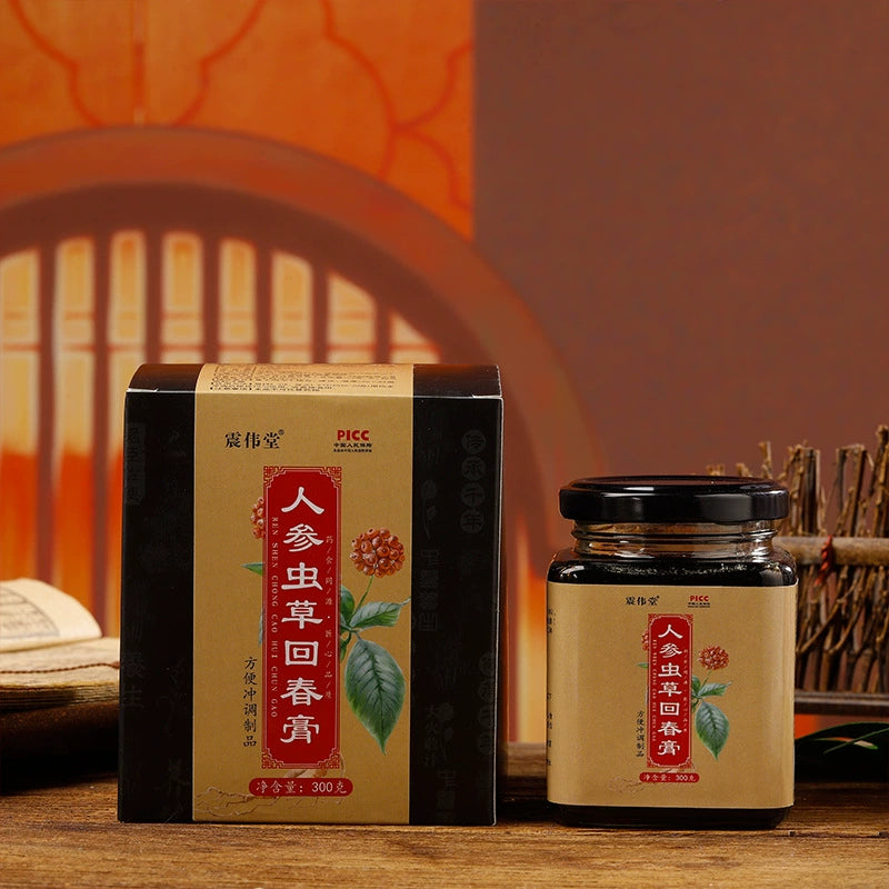 Ginseng and Cordyceps Rejuvenation Paste | Renshen Chongcao Huichun Gao | 300g-Pure Chinese Herb™