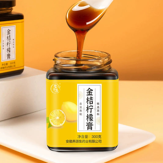 Kumquat & Lemon Paste | Jinju Ningmeng Gao | 300g-Pure Chinese Herb™