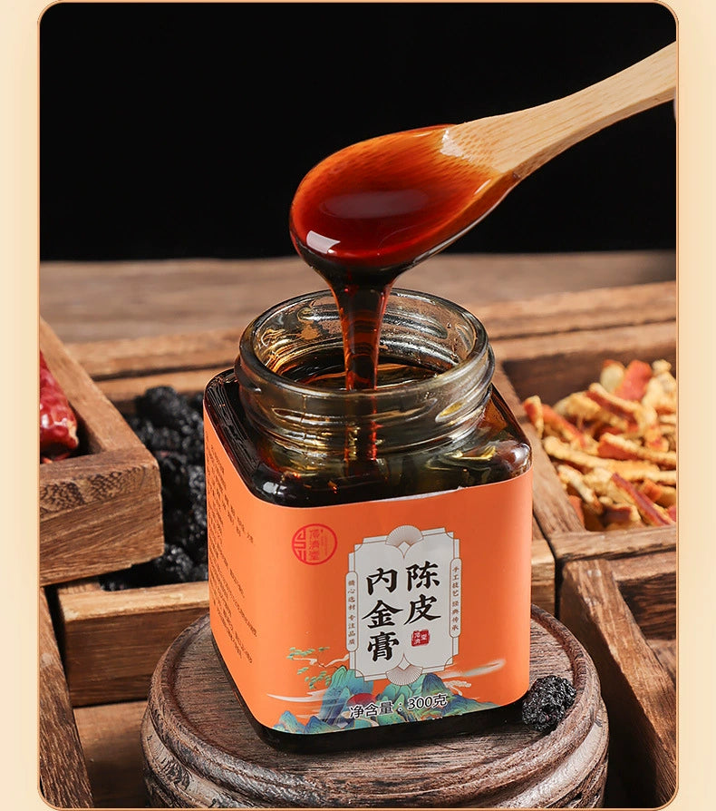 Tangerine Peel and Endothelium Corneum Gigeriae Galli Paste | Chenpi Neijin Gao | 300g-Pure Chinese Herb™