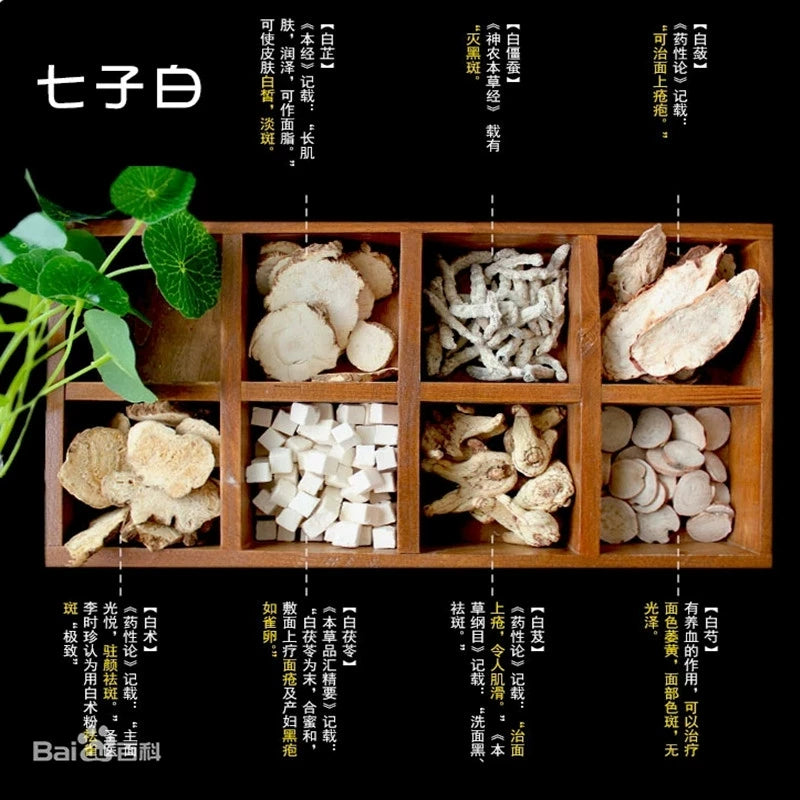 Facial Mask Powder Spot Removal and Whitening Herb Powder Qi Zi Bai Fen-Pure Chinese Herb™