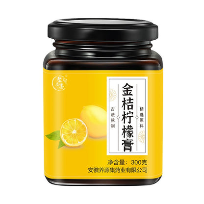 Kumquat & Lemon Paste | Jinju Ningmeng Gao | 300g-Pure Chinese Herb™