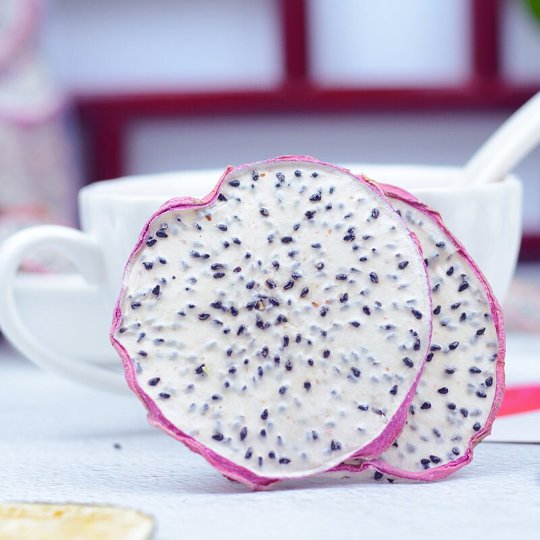 Natural White Pitaya Slices | Dried Dragon Fruit Wheels | Bái Huǒ Lóng Guǒ Gān Piàn-Pure Chinese Herb™