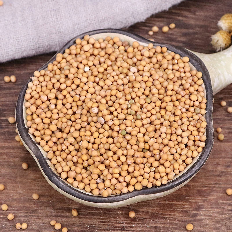 Semen Brassicae Powder White Mustard Seed Herb Powder Bai Jie Zi Fen-Pure Chinese Herb™