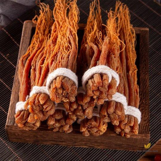 Whole Root Red Panax Ginseng | Red Korean Ginseng Roots | Hóng Shēn Xū-Pure Chinese Herb™